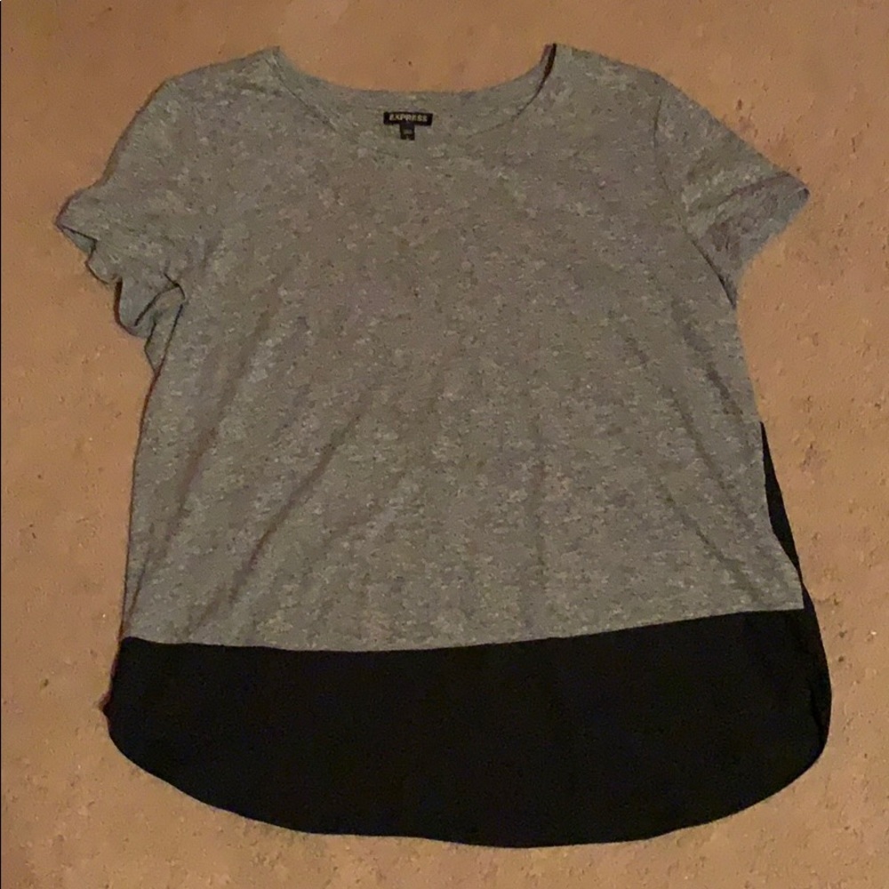 Express gray/black shirt, size L
